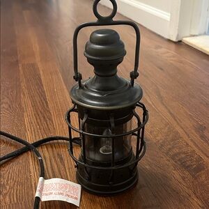 Restoration Hardware baby and child Vintage Black Lantern Candle Holder